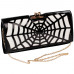 Show Story Women's Girls Punk Spider Web Design Fashion Outdoor Evening Clutch Handbag Bag,FB90020