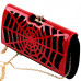 Show Story Women's Girls Punk Spider Web Design Fashion Outdoor Evening Clutch Handbag Bag,FB90020