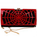 Show Story Women's Girls Punk Spider Web Design Fashion Outdoor Evening Clutch Handbag Bag,FB90020