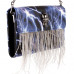 Show Story Women's Girls Punk Skull Feather Gems Design Fashion Outdoor Evening Clutch Handbag Bag,FB90025