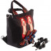 Show Story Women Girls Biker Studded Punk Style Shoulder Bag Casual Daypack Backpacks FB90028BK00