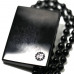 SCOO Fashion Hand of Buddha Buddhist Symbol Natural Stone Amulet Pendant Necklace FS90187FC00