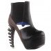 SHOW STORY Punk Black Eyes High-top Bone Platform Ankle Boots,LF80670 