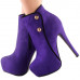 Show Story Hot Two Tone Button Platform Stiletto Heel Party Ankle Bootie,LF80829