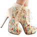 Show Story Black/Pink/Purple Lace Up Stiletto Heel Gothic Ankle Boots,LF80831
