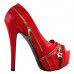 Show Story Punk Multi-Colour Zip Peeptoe Platform High Heel Stiletto Pump,LF80836