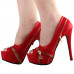 Show Story Punk Multi-Colour Zip Peeptoe Platform High Heel Stiletto Pump,LF80836