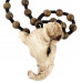 SCOO Handmade Bone Carving Elephant Head Skull Pendant Tribal Totem Necklace - Outdoor Amulet Jewelry 