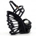 SHOW STORY Sexy Strappy Bride Wedding Wedge Butterfly Heel Sandals Shoes,LF51801
