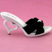 Show Story Strappy Ankle Strap Bride Wedding Dancing Heart Heels Sandals LF60801