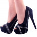 Show Story Punk Multi-Colour Zip Peeptoe Platform High Heel Stiletto Pump,LF80836