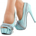 Show Story Punk Multi-Colour Zip Peeptoe Platform High Heel Stiletto Pump,LF80836