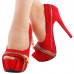 Show Story Punk Multi-Colour Zip Peeptoe Platform High Heel Stiletto Pump,LF80836