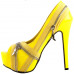 Show Story Punk Multi-Colour Zip Peeptoe Platform High Heel Stiletto Pump,LF80836