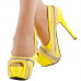 Show Story Punk Multi-Colour Zip Peeptoe Platform High Heel Stiletto Pump,LF80836