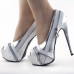 Show Story Punk Multi-Colour Zip Peeptoe Platform High Heel Stiletto Pump,LF80836